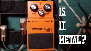 BOSS DS1 Distortion Pedal Demonstration is it metal [upl. by Alvita]