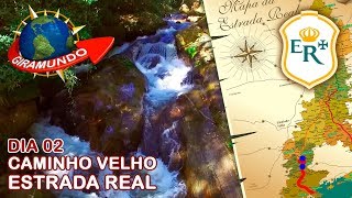 A divertida Cachoeira do Escorrega Caminho Velho da Estrada Real  Itamonte Ep 2 [upl. by Aciruam]