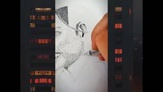 pointillism drawing drawing process episode 1 [upl. by Onimixam]