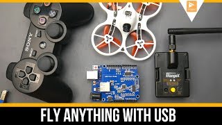 Fly FPV Drone or RC Airplane With A USB Controller  PS3 Controller MultiProtocol Module [upl. by Llennahc]