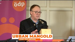 ÖDP Aschermittwoch 2024 Rede Urban Mangold [upl. by Eerual]