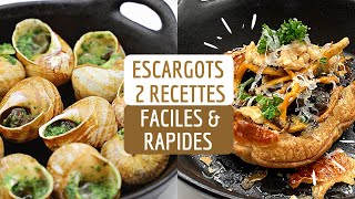 Les escargots en persillade  La tartelette aux escargots [upl. by Ardnovahs323]