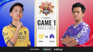 🔴REBROADCAST  MPL PH S13  Week 4 Day 3  ONIC VS ECHO [upl. by Ahders]