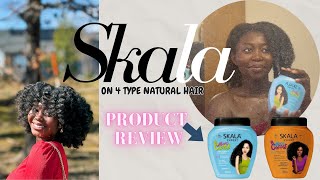 DOES SKALA HAIR PRODUCTS WORK ON NATURAL HAIR  Product Review [upl. by Idid]