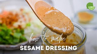 Japanese Sesame Dressing Recipe Goma Dressing [upl. by Asiek]