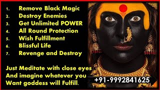 Extremely Powerful Kali Mantra To Destroy Enemy 108 chants [upl. by Aihsik]