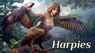 Harpies  The Mythical Bird Women Monsters of Greek Mythology  Greek Mythology [upl. by Camala815]