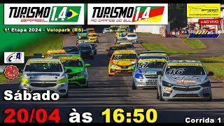 🔴 TURISMO 14 BRRS  Corridas 1 2 3 e 4  1ª Etapa 2024  Velopark RS  Ao Vivo [upl. by Howe]