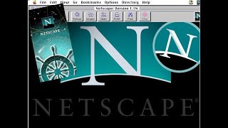 Netscape Navigator look back at browser history [upl. by Mccully]