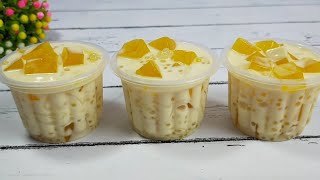 Shorts Jiggly Fluffy Jello Fruit Salad For Kids  Easy Jello Fruit Salad  Childrens Day Special [upl. by Doxia193]