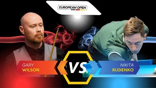 GARY WILSON VS NIKITA RUDENKO  EUROPEAN OPEN 2023 billiards nineball 9ballpool highlights [upl. by Lleder]