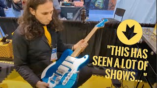 Jack Whites guitar tech shows us his crazy Low Rider Fender Telecaster at NAMM 2024 [upl. by Sacha]