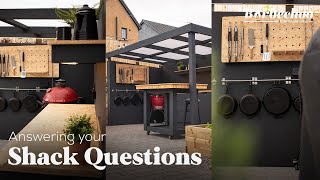 Answering YOUR most asked questions about my BBQ SHACK  Barbechoo [upl. by Ayatan]