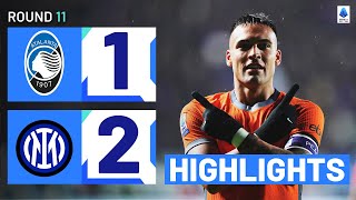 ATALANTAINTER 12  HIGHLIGHTS  Lautaro nets beauty to seal Inter win  Serie A 202324 [upl. by Zantos]