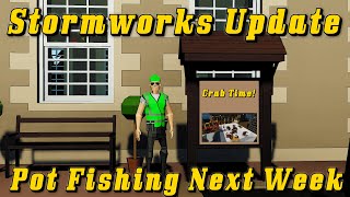 Stormworks Update Crab Fishing Info stormworks gaming [upl. by Atiluap]