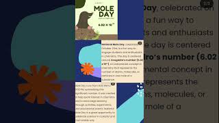 Mole Day  mole shorts viralshort shortsfeed [upl. by Etac]