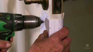 How to Install a Privacy Door Latch  Tutorial Video by Tradco [upl. by Cook929]