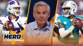 Bills beat Dolphins Tua Tagovailoa suffers concussion Time for him to walk away  NFL  THE HERD [upl. by Aylmer]