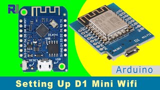 Start Using Wemos D1 Mini NodeMCU WiFi ESP8266 module with Arduino [upl. by Huai485]