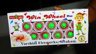 WIN WHEEL MAX CHAKKAR  MODERN CRACKERS  DIWALI NIGHT CRACKERS  SIVAKASI CRACKERS [upl. by Ferren]