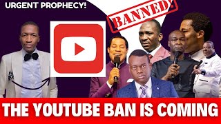 URGENT PROPHECY⚠️The Biggest Youtube▶️Ban🚫That Will Hit The Church is Coming PT2  Uebert Angel [upl. by Annaesor187]