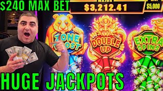 240 Max Bet POWERFUL JACKPOT On New Slot Machine [upl. by Merchant]