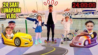 KUZEY ELİF HAFTASONU 24 SAAT LUNAPARK VLOG ‼️ 24 SAAT VLOG  KUZEY ELİF [upl. by Pride]