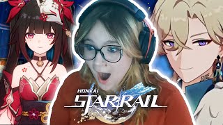 FIRST TIME Reacting to ALL Honkai Star Rail Character Trailers PT 2 [upl. by Kcirddehs549]