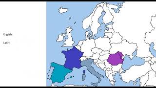 Romance Languages  Word Comparison [upl. by Toogood]