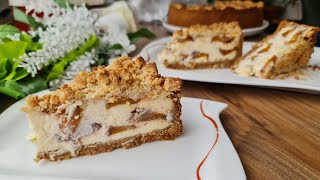 1DİLİMİ 200TL💯1Dilim Fiyatına 12Dilim CHEESECAKE💯 ŞEFTALİLİ CRUMPLE CHEESECAKE🔊 Mutfağımdaki Tadlar [upl. by Anatniuq]