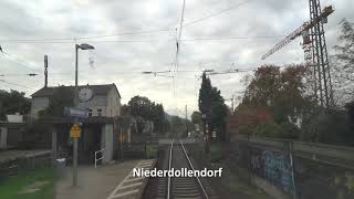 Führerstandsmitfahrt Troisdorf  Koblenz  Rüdesheim [upl. by Layne]