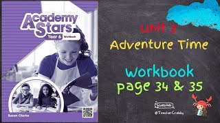 ACADEMY STARS YEAR 6 WORKBOOK UNIT 3  PAGE 34 amp 35 [upl. by Deck]