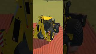 JCB Backhoe Loader Driving  Bus Simulator Indonesia Android Mobile Gameplay SAHE Gaming Brand [upl. by Aelak]