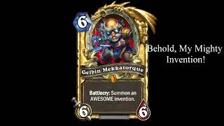 Voice Impressions Hearthstone Gelbin Mekkatorque Voice Line [upl. by Alsworth]