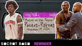 The infamous quotMalice at the Palacequot fight needs a deep rewind  2004 PacersPistons [upl. by Asserak]