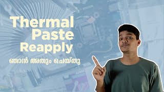 how to reapply thermal paste malayalam [upl. by Elbert]