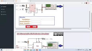 Experiment 6 555 timer as monostable amp astable multivibrator using virtual lab [upl. by Akinad]