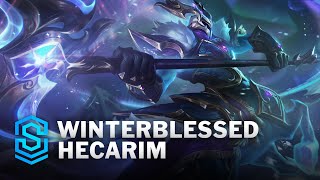 Winterblessed Hecarim Skin Spotlight  League of Legends [upl. by Okiruy500]