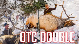 UTAH Muzzleloader ELK hunt OUR BIGGEST BULLS YET [upl. by Ettenowtna]