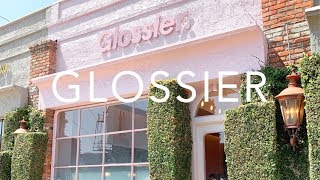 Beauty Tour Glossier Showroom  Los Angeles USA [upl. by Moffit]