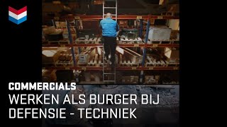 Technisch specialist  Defensie burgercollega commercial [upl. by Dryfoos279]