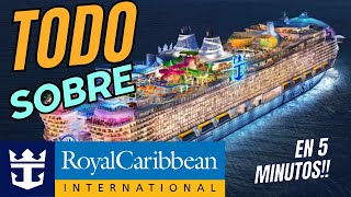 Todo lo que tienes que saber sobre ROYAL CARIBBEAN en 5 Minutos EN ESPAÑOL [upl. by Kopans]