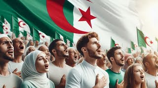 Kassaman We Pledge  National Anthem of Algeria  Mufdi Zakariah  🇩🇿 [upl. by Sina975]