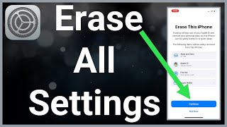 What Happens When You Erase All Content And Settings [upl. by Concordia812]