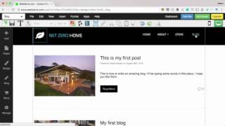 How To Add A Blog To Your WebStarts Website [upl. by Leunam]