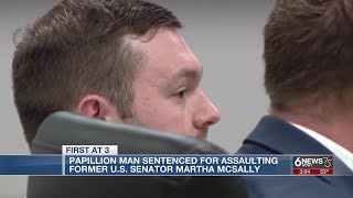 Papillion man sentenced for assault on US Senator from Arizona [upl. by Shulins620]