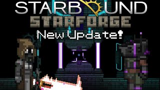 Exploring the Starforge  Starbound Frackin Universe [upl. by Thornie]