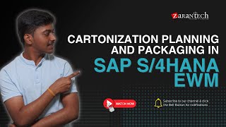 Cartonization Planning and Packaging in SAP S4HANA EWM  ZaranTech [upl. by Karole]