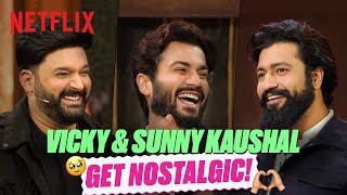 Vicky amp Sunny Kaushal Spill the MOST EMBARRASSING Childhood Secrets on TheGreatIndianKapilShow [upl. by Aleahs]