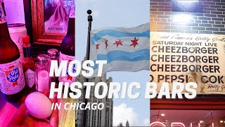 VISITING CHICAGO’S MOST HISTORIC BARS Exploring Downtown Chicago and More [upl. by Edmonda]